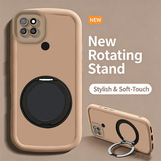 Ốp Lưng PBZZ Cho REALME C12 C25 C15 C25S Vỏ Điện Thoại Lo Âu Vỏ Mềm Silicon Chống Sốc Thiết Kế Mới Thẩm Mỹ Có Giá Đỡ Màu Trắng Dễ Thương Cho Nam JTYZJ3