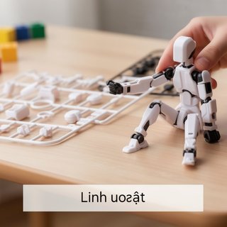 Nhân Vật Hành Động Robot Đồ Chơi Khớp Linh Hoạt Có Thể Tạo Ra Nhựa Trẻ Em Búp Bê Để Bàn Trang Trí Sưu Tập