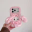 Hoạt Hình Hoạt Hình Sang Trọng Kuromi Thích Hợp Cho iPhone17promax Apple 16 Ốp Lưng Điện Thoại Thu Đông Phong Cách 15 Nơ 14
