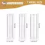 HFTOY 10 Chiếc Ống Đồng Xu Quý Cuộn Bọc Nhựa Đựng Đồng Xu Trong Suốt Hộp Đựng Tiền Xu ~