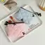 AN.MART Nơ Quilted Ví Đựng Tiền Xu Lipsti Túi Bảo Quản Tai Nghe Cáp Dữ Liệu Túi Bảo Quản Mini Nữ Túi Bảo Quản Mỹ Phẩm VN
