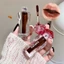 VVDZA Mirror Lip Gloss, Son bóng mờ pha lê ánh sáng, Son môi bão hòa thấp dưỡng ẩm lâu trôi 3g Mỹ phẩm Son Tint