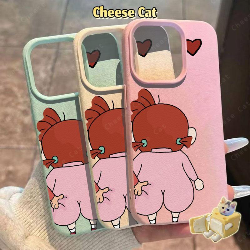 cho shin Ốp điện thoại iPhone hình cặp đôi ngộ nghĩnh cho iPhone 13 14 15 16 17 Pro Max 11 12 Pro Xs Max XR 7Plus