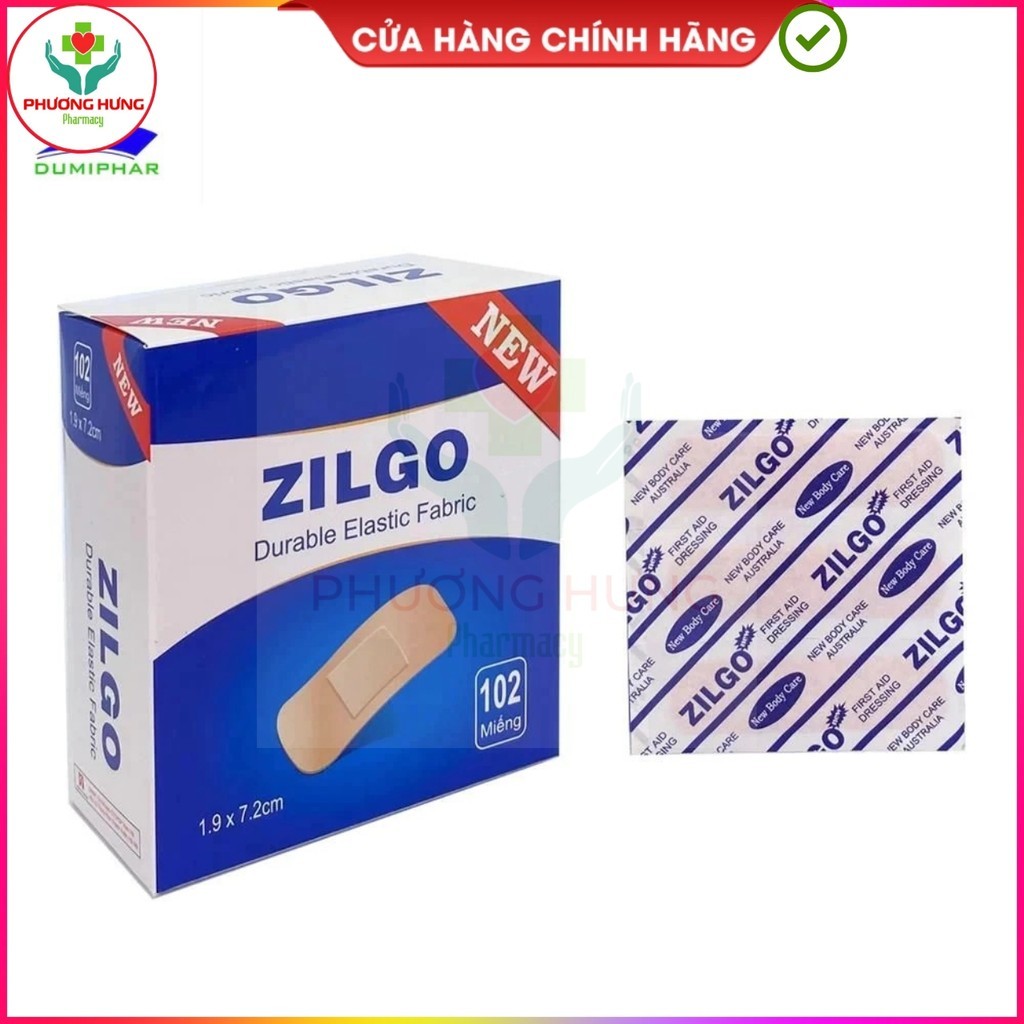 [QUÀ TẶNG] Miếng Băng dán cá nhân ZILGO Ego Dán Vết Thương, Sơ Cứu Vết Thương - Lá 3 miếng