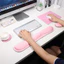 Dây Đeo Tay Silicon PU Chống Trơn Trượt Đáy Chuột Chống Thấm Nước Miếng Lót Lycra Vải Văn Phòng Nhà Chuột Pad Cung Cấp HNOQ