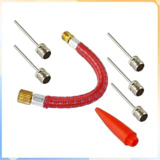 Bộ dụng cụ kim bơm 1 bộ, ống kim cho bóng thể thao, bóng rổ, bóng chuyền, xe đạp; bơm lốp xe, đồ bơm hơi