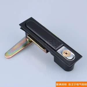 Weiman Khóa Tủ MS480 Đồng Vuông Đen Tủ Công Nghiệp Khóa Phẳng Tủ Điện Hộp Khóa Lớn Đen Khung Xe Khóa Tủ 71HT
