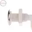 Vòi phun nước nóng Hodou Air Jet Air Nozzle Bề mặt mạ Chrome phi kim loại có đế trắng Phụ kiện bồn tắm Massage VN