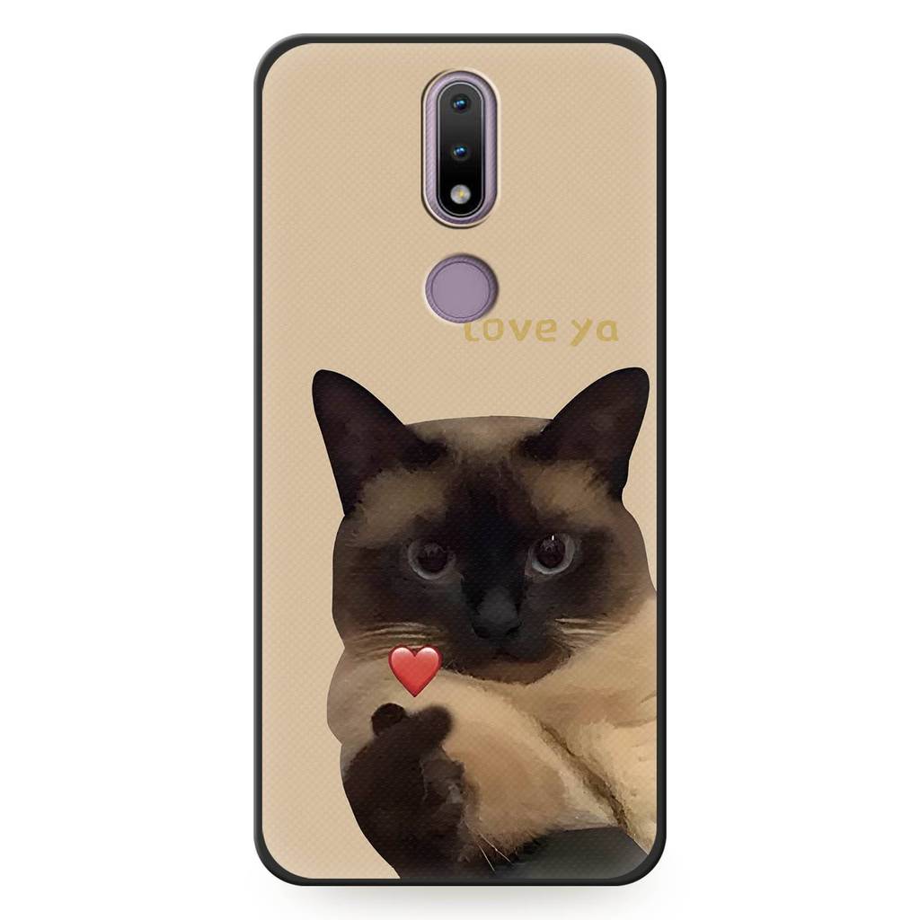 Túi Điện Thoại Chống Thấm Nước Ốp Lưng Nokia 2.4 TPU Bọc Toàn Bộ, Họa Tiết Graffiti Hoạt Hình, Chống Va Đập, Bảo Vệ Máy