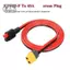 Cáp kết nối máy bay mô hình XT60H-F đến Andeson XT60H-F đến cho cáp kết nối máy bay Andeson 12AWG 45A Giao diện Cáp chuyển đổi nữ 50mm
