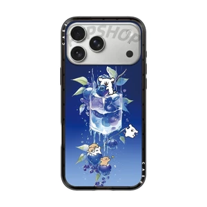 Từ Tính Ice-Frozen Blueberry Puppy Vỏ Mới Acrylic Vỏ Điện Thoại Cho IPhone 17 Pro Max 17Air 16 15 14 13 Vỏ Chống Sốc