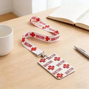 Flag Nurse Doctor Credential Holder - Dây buộc co giãn tiện lợi dành cho điện thoại và phụ kiện