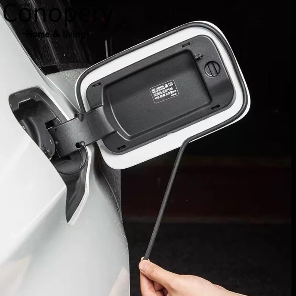 Dải niêm phong nắp bình chứa CONOPERY, Dải niêm phong nắp khí đa năng chống nước, Cao su bền bỉ Linh hoạt chống bụi Vỏ cổng sạc Seal Phụ kiện ô tô