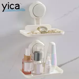 Hộp đựng tường phòng tắm YICA, Giá đựng đồ treo tường tiết kiệm không gian, Kệ lưu trữ tường bền không đục lỗ có thể gập lại