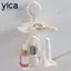 Hộp đựng tường phòng tắm YICA, Giá đựng đồ treo tường tiết kiệm không gian, Kệ lưu trữ tường bền không đục lỗ có thể gập lại