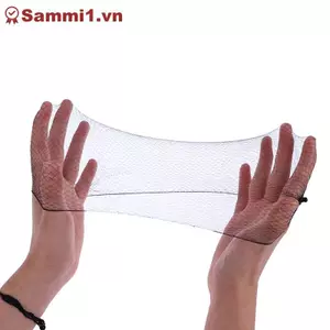 ZK 50 Chiếc Lưới Tóc Co Giãn Màu Đen Gói 30 / 50 / 60CM Phụ Kiện Tóc VN