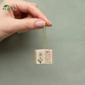 Springevenstar Sứ Thời Gian Nelace Với Thiết Kế Sách Phong Cách Retro Quà Tặng Cho Sinh Nhật Tháng Ba Springevenstar