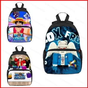 GC2 ROBLOX Blox Trái Cây Ba Lô Cho Học Sinh Dung Tích Lớn Thoáng Khí In Hình Thời Trang Đa Năng Nữ schoolbag Ba