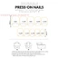 Valentine 's Red Nhân Tạo Móng Tay Ngón Tay Bền Đẹp & Không Bao Giờ Chia Móng Tay Giả Thoải Mái Cho Nữ Và Bé Gái Nail Salon