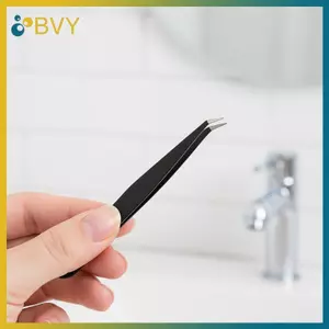 BVY 4 Bộ dụng cụ chải lông mày bằng thép không gỉ để loại bỏ lông mày màu xám Bộ dụng cụ chải lông mày chuyên nghiệp.