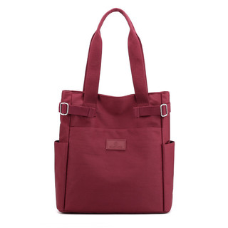 Túi tote đeo vai vải canvas đa năng thông thường phong cách Nhật Bản có sức chứa lớn