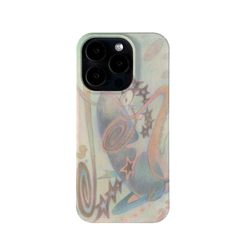 Ốp Điện Thoại Hình Ảnh Đơn Thích Hợp Cho IPhone 7 8 PLUS 16 E 11 12 PRO 13 14 15 ProMax XR XSMAX 17 AIR Film Vỏ Cứng Chống Bụi Bẩn QYJS Phong Cách Mới