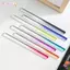 Thước thẳng BEABOUT, Thước khối trong suốt màu Gradient, Dụng cụ vẽ đo Acrylic 20CM chất lượng cao Học sinh