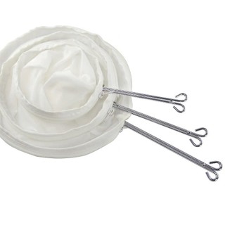 Túi Vải Lọc Trà Và Vòng Vợt Cán Inox - Các Size Nhỏ, Vừa, Lớn Đa Năng