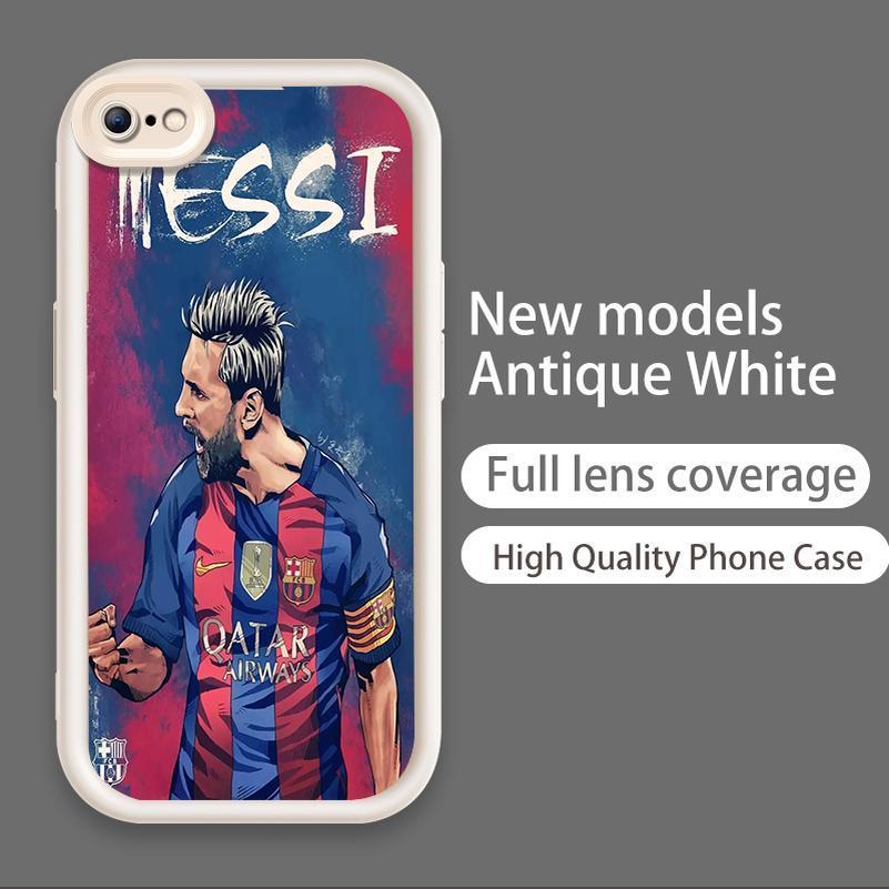 Ốp Cho iPhone 6 6s 7 8 se2020 Plus Hoạt Hình Silicon Phụ Kiện Mềm TPU World Cup Bóng Đá Thiên Thần Mắt Chống Sốc Vỏ Điện Thoại