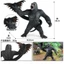 Trẻ em Mô phỏng rắn lớn rắn King Kong Mô hình động vật khủng long Orangutan Python Đồ chơi quái vật Đồ trang trí chiều cao 16cm