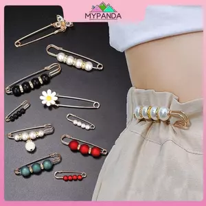 MYPANDA 3 Chiếc Quần Áo Nữ Thổ Cẩm Bộ Ngọc Trai Kim Cương Giả Thổ Cẩm Dành Cho Nữ Ve Áo Pin Thắt Lưng Pin Tự Làm Phụ Kiện.