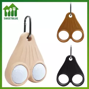 SWEET Golf Ball Tinh hoàn Sac Holder Silicone Golf Ball Holder Pouch Funny Golf Ball Sac Holder Túi đựng bóng golf di động cho túi đựng xe golf hoặc thắt lưng Prank Fake Saggy Gift n