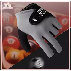 THÊM 1 Găng Tay Bi-a Tay Trái Snooker 5 Cánh Găng Tay Chống Trơn Trượt Thoáng Khí Găng Tay Tập Luyện Bi-a Cho Nam Và Nữ BSS