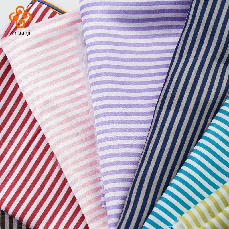 Retro Sọc Satin In Vải Satin DIY Quần Áo Hành Lý Lót Vải Khăn Lụa Khăn DIY Vải Bao Bì Trang Trí T114