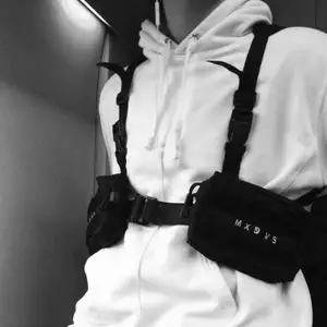 Hip Hop Chiến Thuật Túi Vest Phong Cách Ba Lô Dạo Phố Mặc Đĩa Rap Chức Năng Ngực Túi Cao Cấp Dụng Cụ Eo Túi Ba Lô