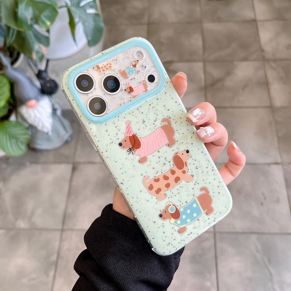 Vỏ cứng Tương thích với iPhone 15 15Pro 15ProMax 16 16Pro 16ProMax 17 17Pro 17ProMax Ốp lưng họa tiết chó đốm