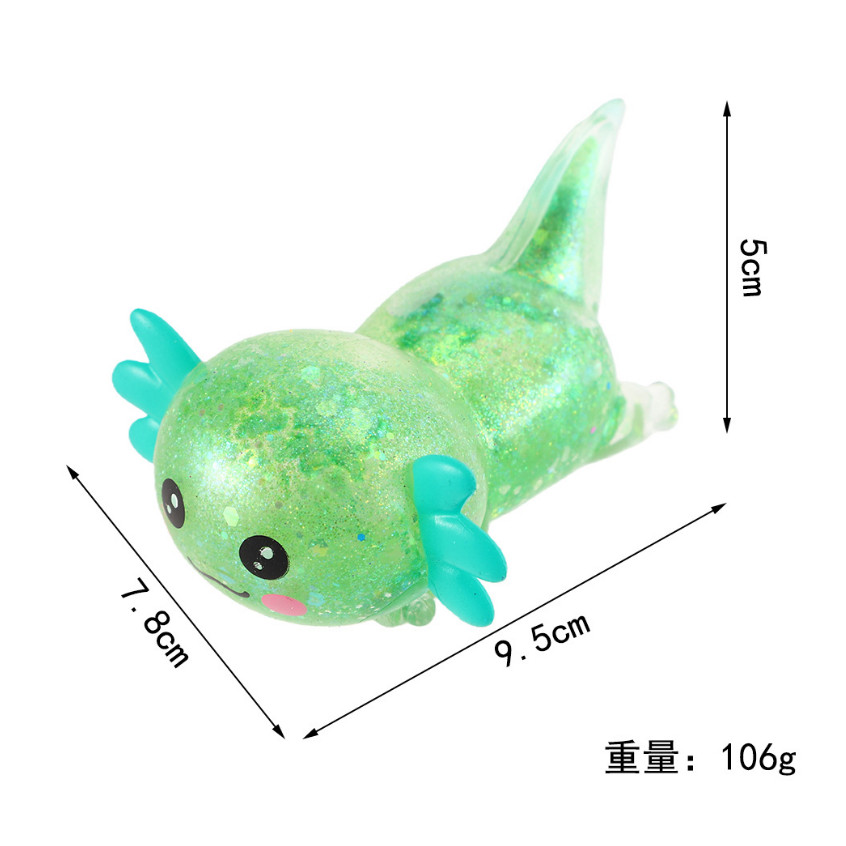 Đồ chơi căng thẳng Axolotl Squishy – Đồ chơi nhồi bông Axolotl dễ thương Đồ chơi bóp giác quan mềm cho trẻ em và người lớn, Đồ chơi giảm căng thẳng trên bàn, Ủng hộ bữa tiệc