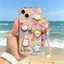 Ốp lưng điện thoại dễ thương có dây đeo, phù hợp với iPhone 16 15 14 13 12 11 Pro Max 7 8 Plus X Xs BFCE014