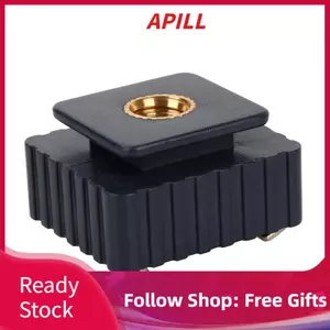Apill Flash Hot Shoe Mount Adapter 1/4 Bộ chuyển đổi ren cho giá đỡ máy ảnh Chân đèn