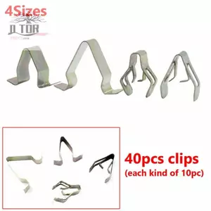 40x Nội Thất Ô Tô Bảng Điều Khiển Viền Kẹp Giữ Đinh Tán Kim Loại Chắc Chắn Mới!
