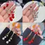 Bông tai tua rua ngọc trai NICOLOO, Phụ kiện nữ Bông tai dây chuyền trang sức quyến rũ, Bông tai Dangle thả phong cách Hàn Quốc thanh lịch Trang phục dự tiệc