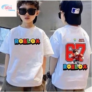 Áo Thun Trẻ Em Bé Trai Gái In Roblox 67, Áo Bông Ngắn Tay Hè Phong Cách Game Size 3-12 Tuổi COD