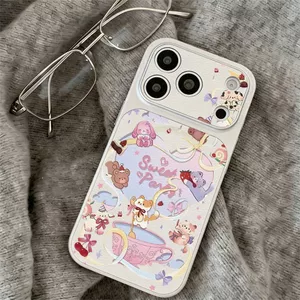 Ốp lưng iPhone thỏ gấu thỏ dễ thương hợp iPhone 13/14/15/16/17 Pro Max