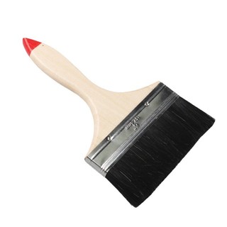 Tay cầm gỗ lông đen không dễ rụng, lông cứng, dùng cho nướng/sơn dày/phủ, Wenwan 5LWX