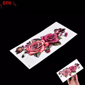 ECK Thời Trang Giả Tạm Thời Hình Xăm Stier Hoa Hồng Cánh Tay Cơ Thể Chống Thấm Nước Nữ Nghệ Thuật HOT