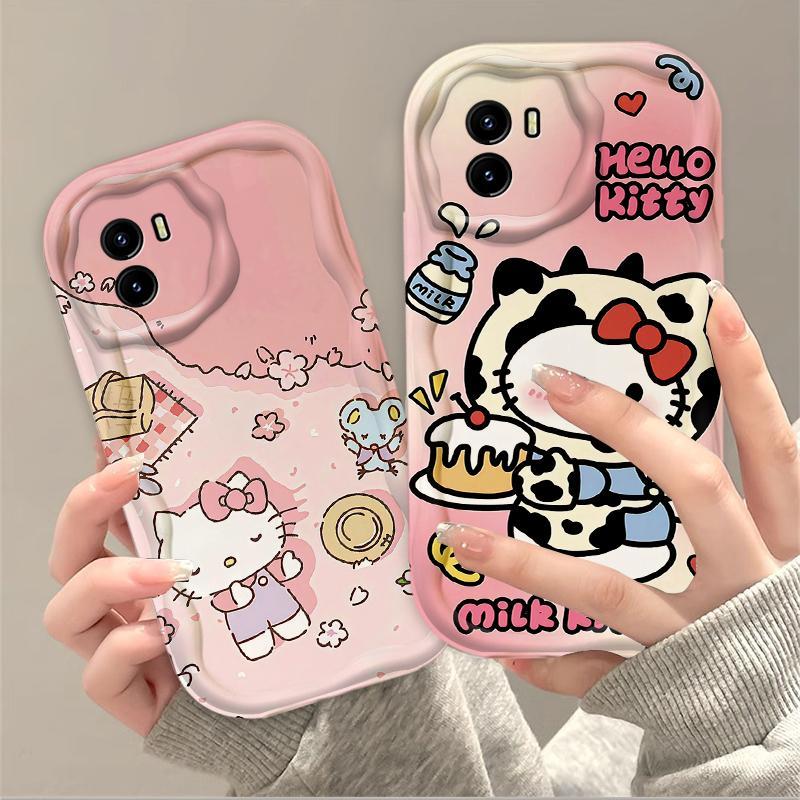 Thích hợp cho Redmi A1 A2 Plus 3D Soft TPU Cartoon Kitty Female Vỏ điện thoại chống sốc