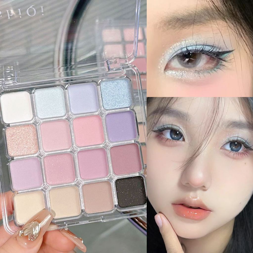 [XT] Bảng Phấn Mắt 16 Màu Tone Tây Low-Key Phối Màu Tinh Tế Chất Phấn Mịn Lì Bám Màu Lâu Trôi Cao Cấp