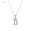 PNPIA- Thời Trang Cubic Zirconia Vương Miện Chữ Mặt Dây Chuyền Nelace Vàng Hip Hop Punk Bảng Chữ Cái Trang Sức