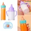 VVDZA Magic Chai sữa búp bê 18 inch Phụ kiện búp bê dễ thương Chai nước ép