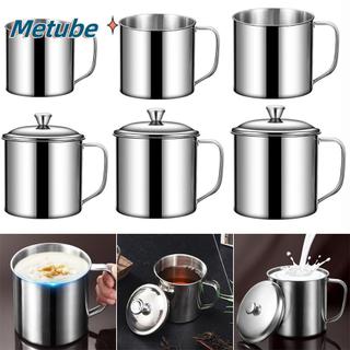 Cốc Nước METUBE, Cốc Inox 304 350-1250ml, Có Nắp Tay Cầm Thiết Kế Cốc Cà Phê Sữa Cắm Trại